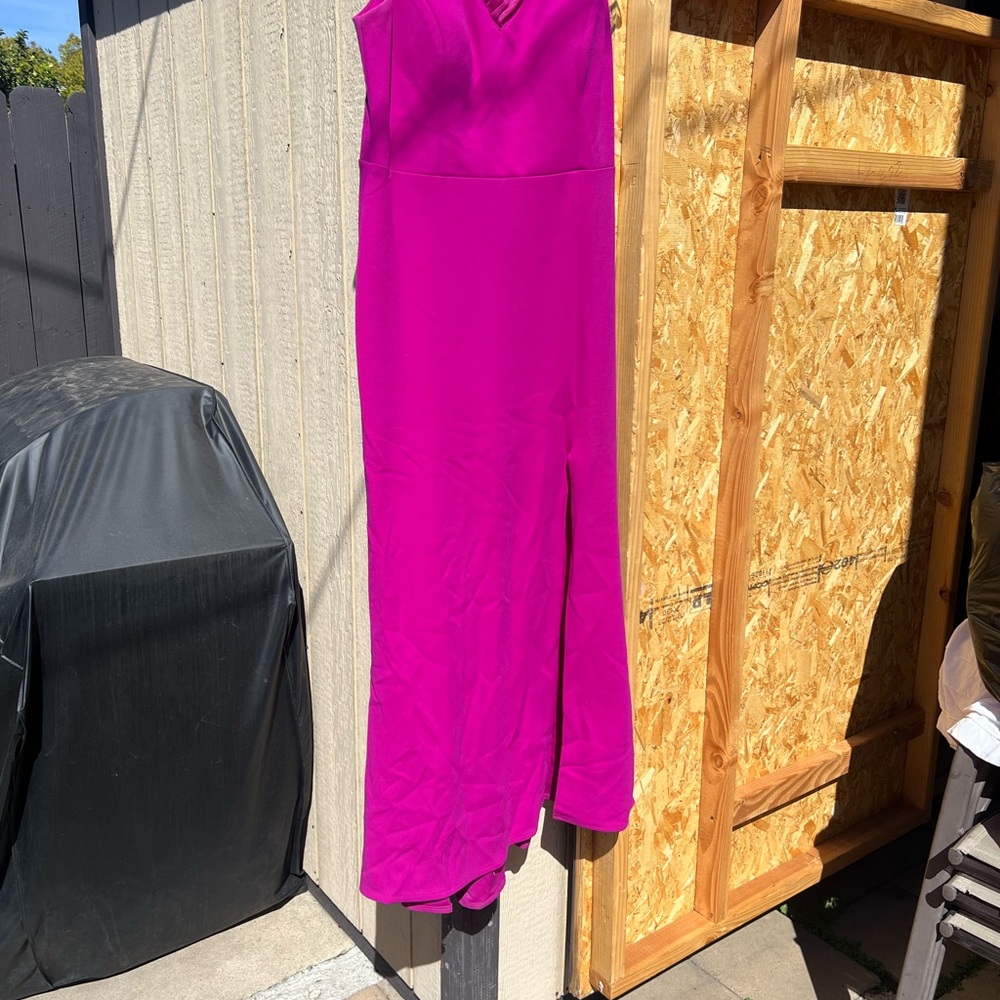 Vibrant Pink Sleeveless Dress